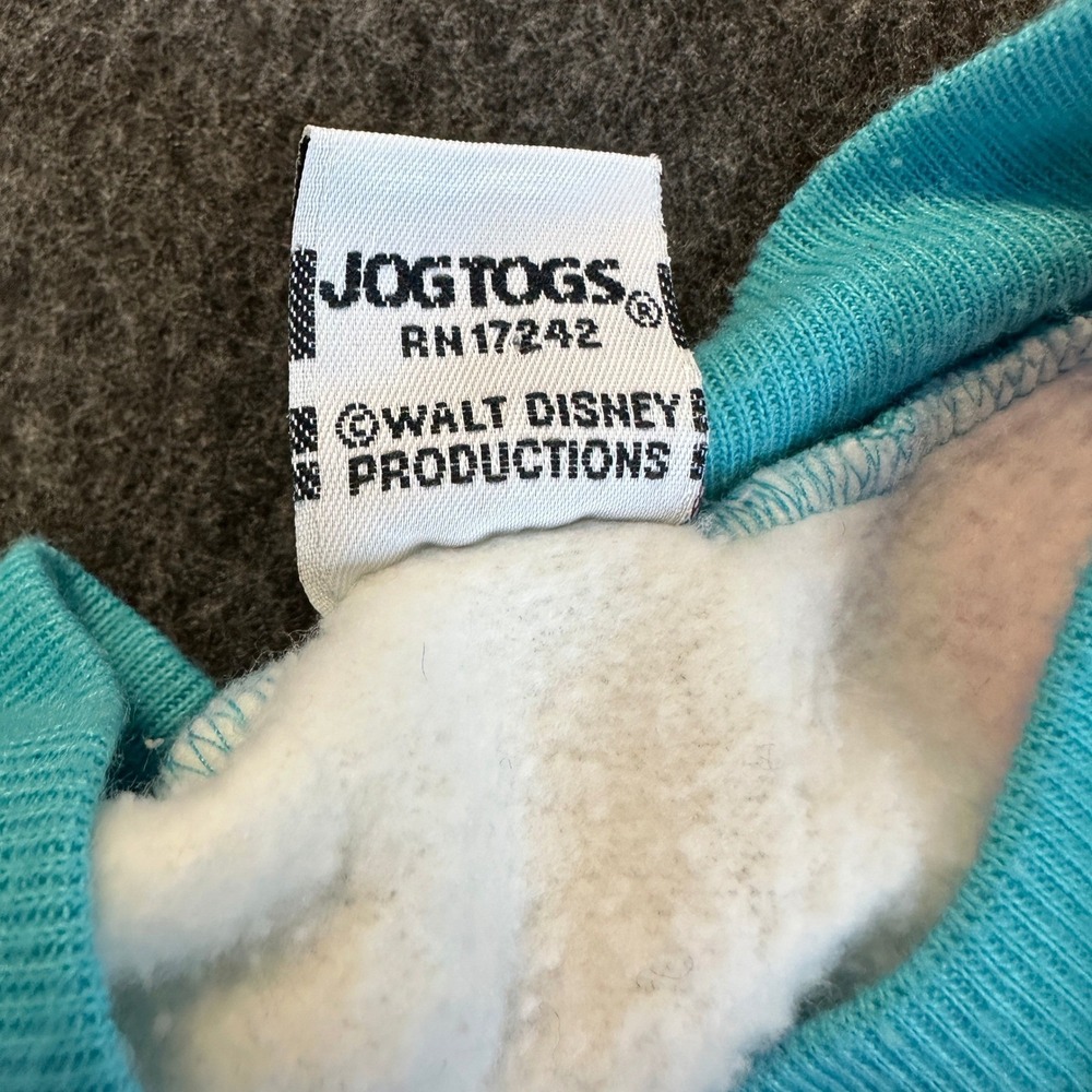 Vintage Disney Jog Togs Mickey Mouse Watch Graphic Sweatshirt USA Made 6X Large - Picture 13 of 16